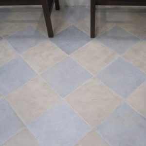 Checkered flooring