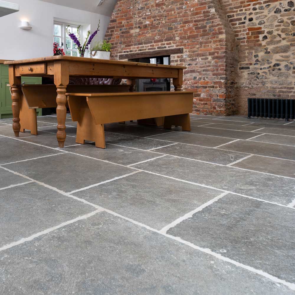 Bastille bleu limestone flooring Natural Stone Consulting