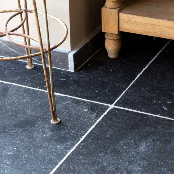 Belgian blue limestone flooring