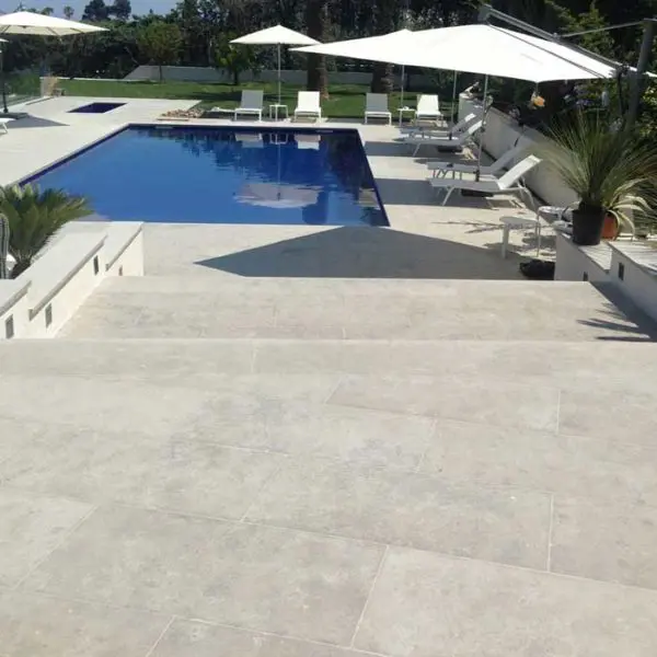 Jura grey limestone paving