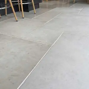 Lunar tumbled aged limestone flooring