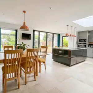 Lunar tumbled aged limestone