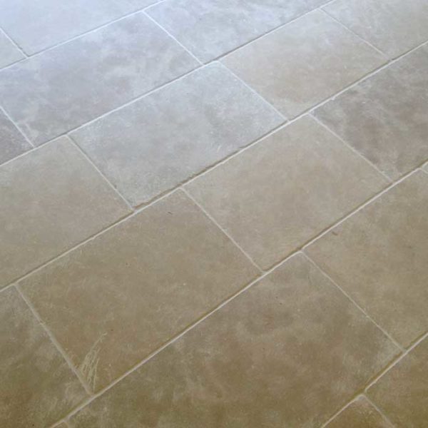 Overbury beige limestone floor tiles