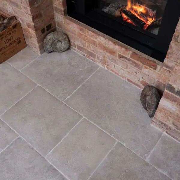 antique flagstone flooring