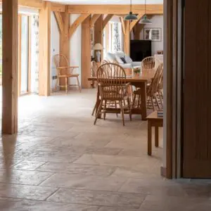 Barn conversion stone floor
