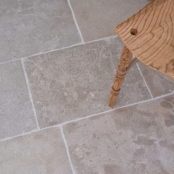 Paris casa hand-finished limestone floor