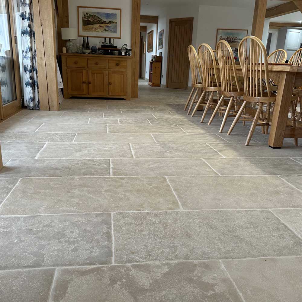 Limestone Tile Floor