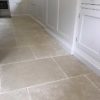 Grey stone kitchen floor