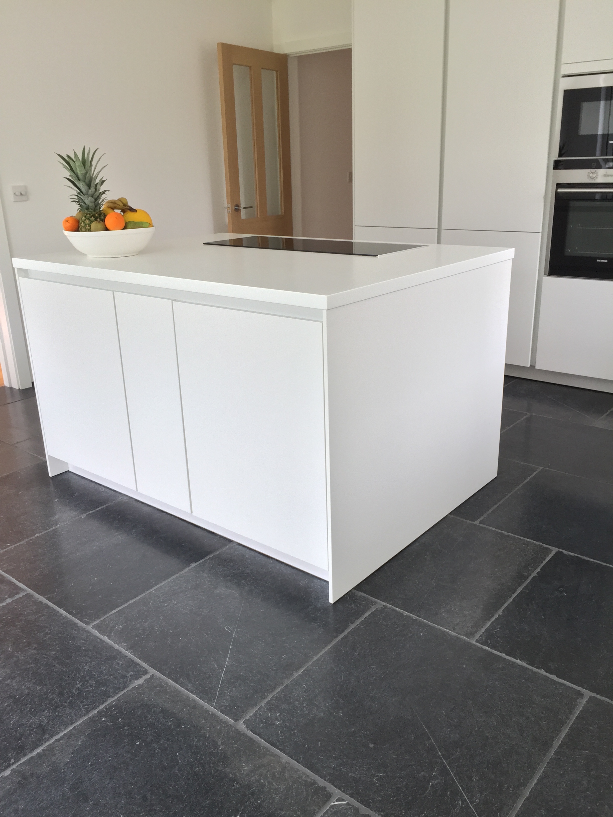 Aged bluestone kitchen project complete - a contemporary ...