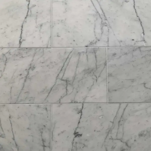 carrara marble honed 610x305 tiles