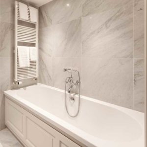 Carrara marble bathroom tiles