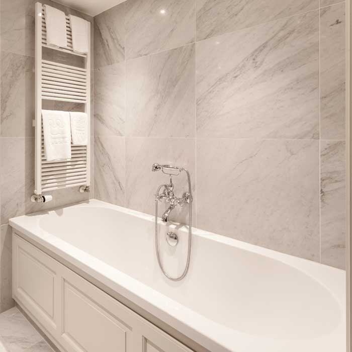 Carrara honed marble tiles - Natural Stone Consulting