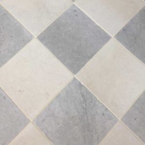 Fontaine checkered stone floor