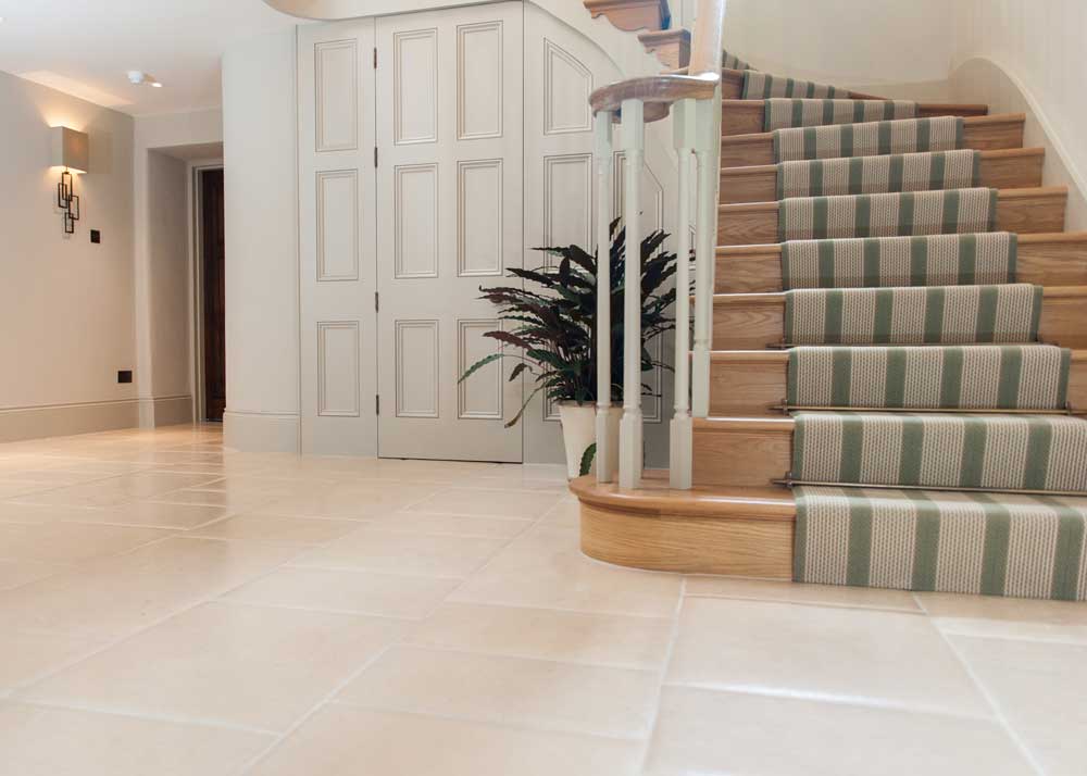 Rutlandcreamenglishlimestonehallwaystoneflooring Natural Stone