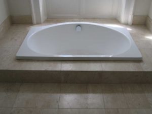 Marble bath surround