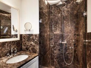 Marron Emperador marble tiles