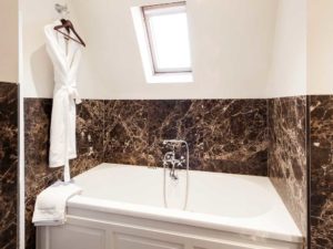 Marron Emperador marble bathroom tiles