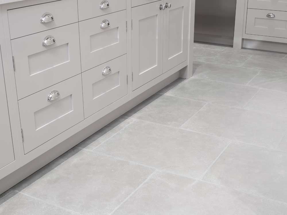 grey antiqued stone flooring