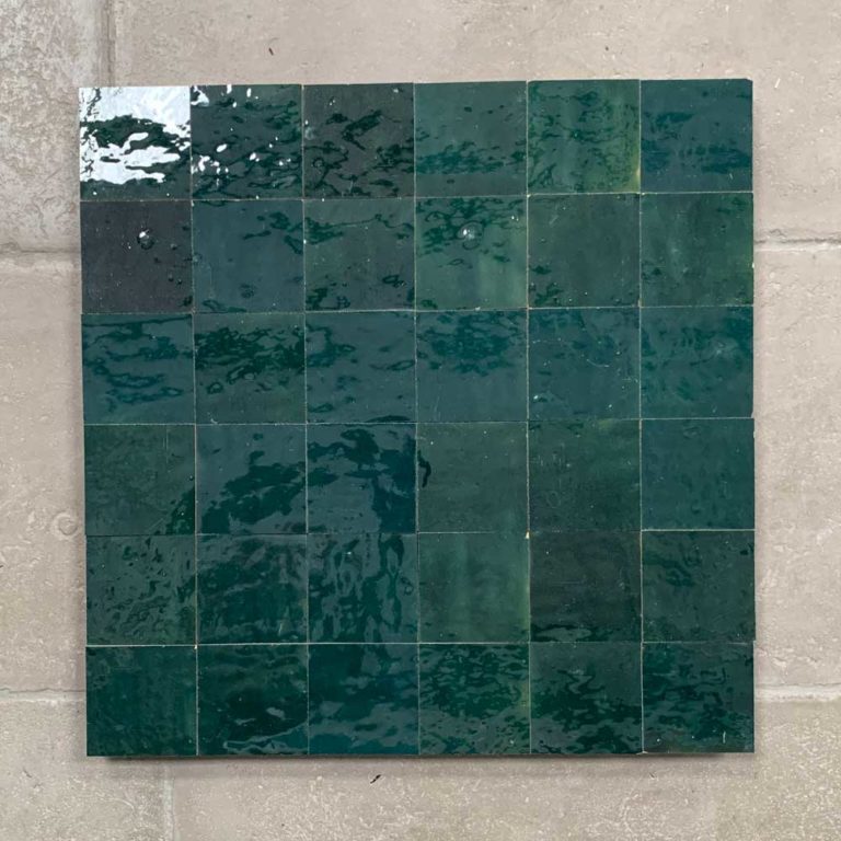 Emerald green Zellige tiles | Natural Stone Consulting