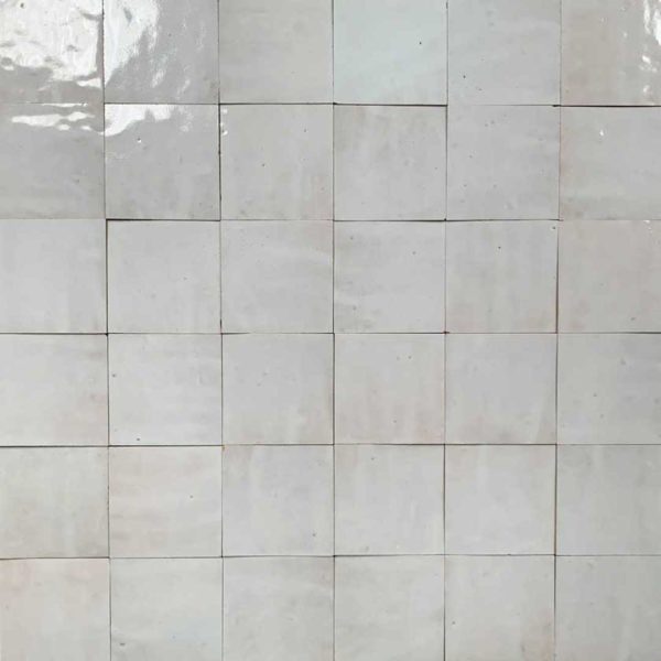 Old ivory Zellige tiles