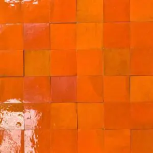 Orange Zellige Tiles