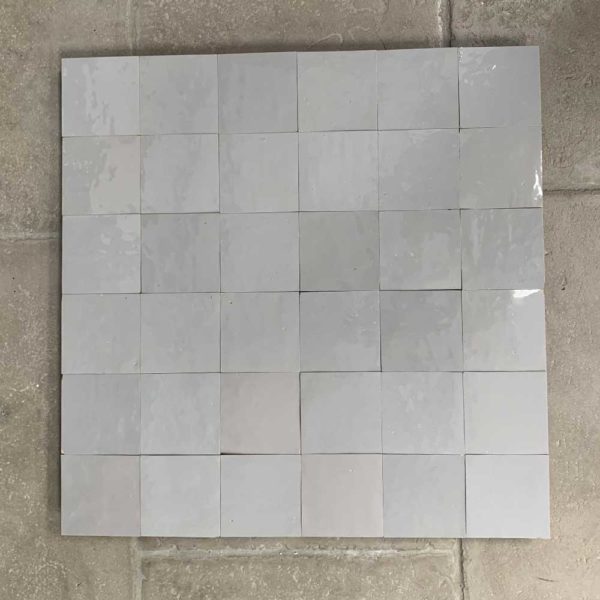 Pale grey Zellige tiles | Natural Stone Consulting