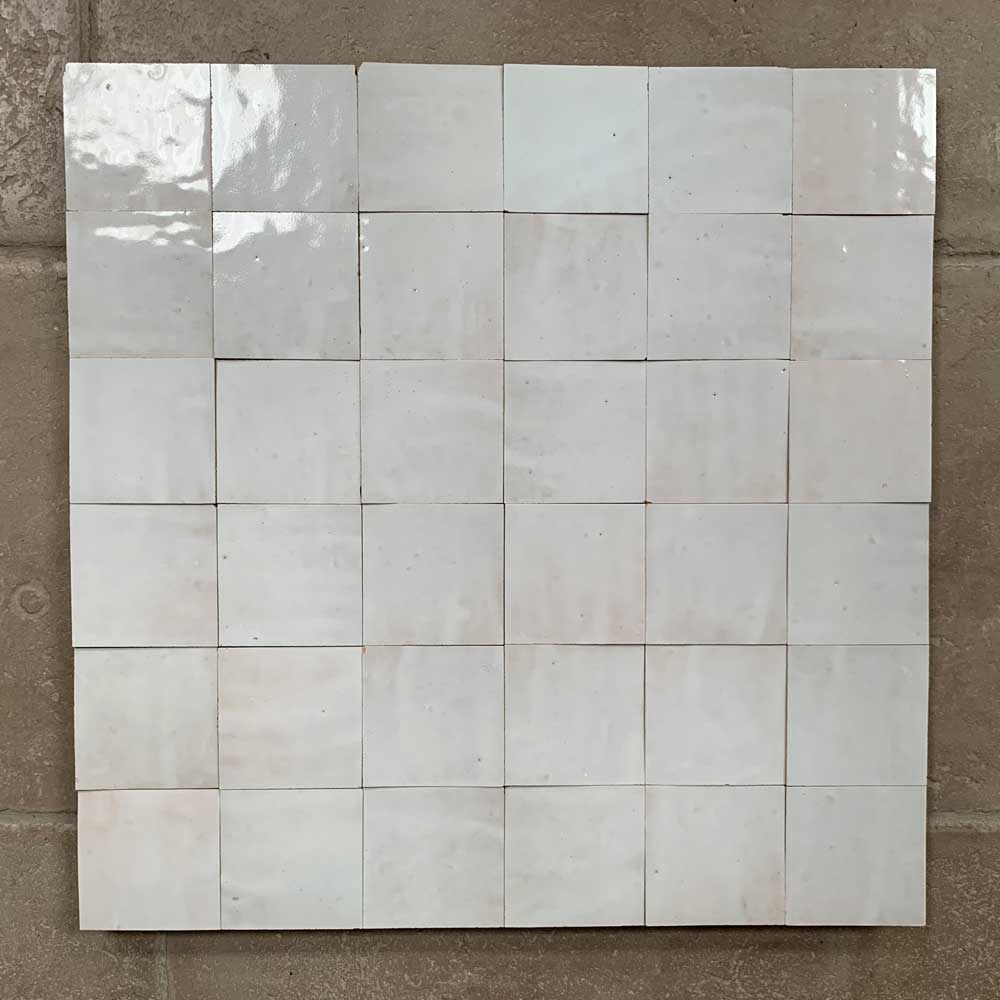 Old ivory Zellige tiles Natural Stone Consulting