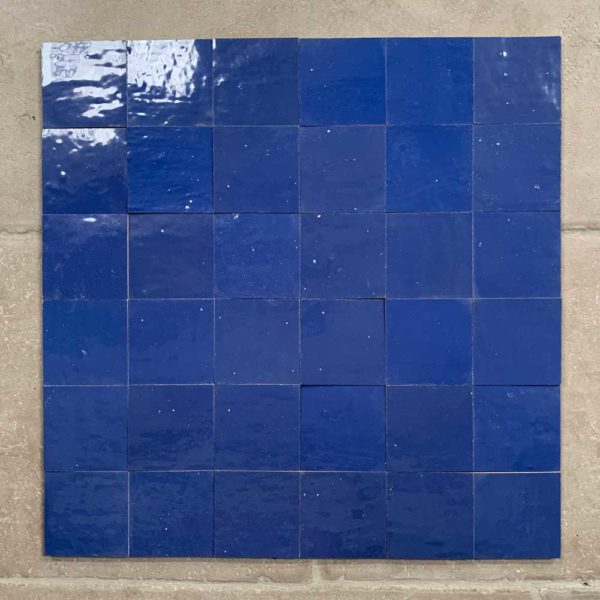 royal blue zellige tiles