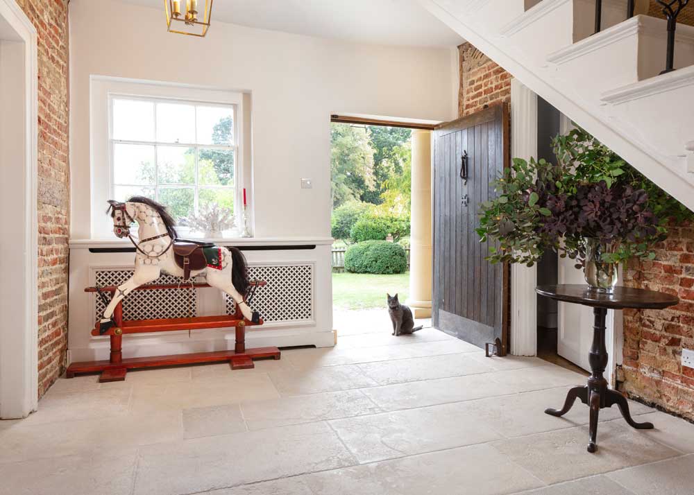 the right stone floor for a hallway