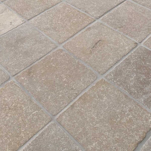 Overbury beige square pavers
