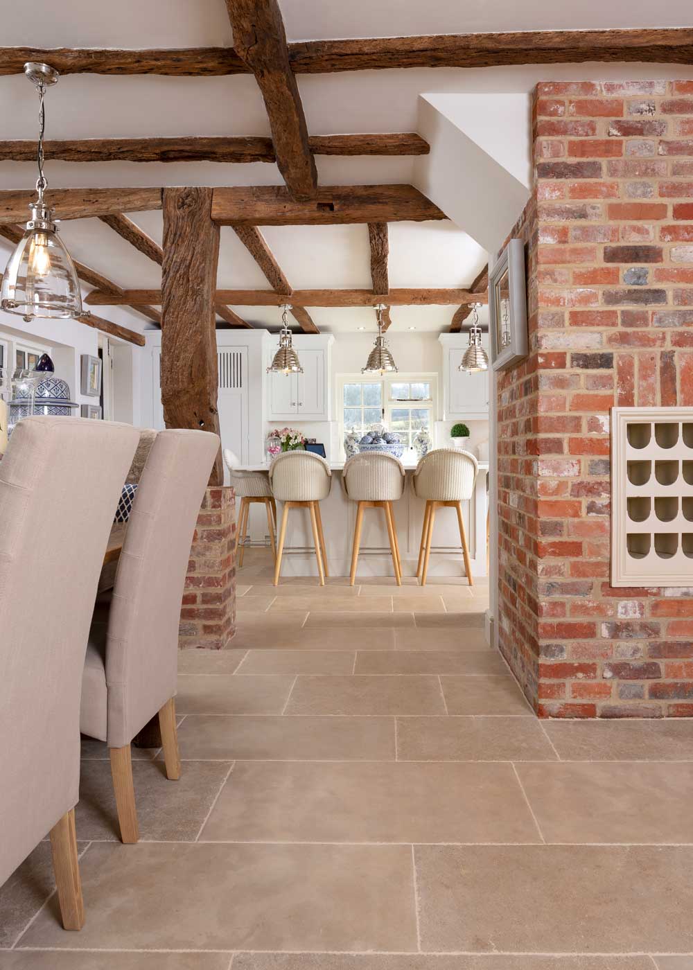 barn conversion stone floor