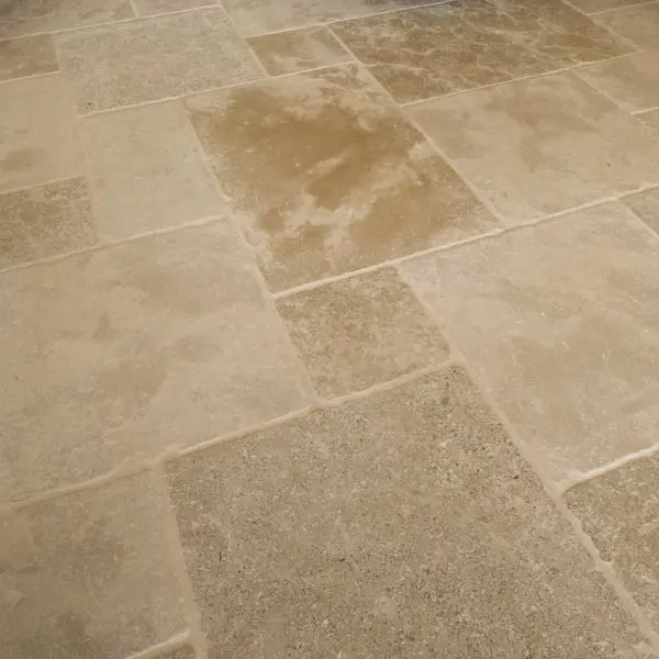 chambery beige limestone mix opus pattern