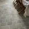 Tumbled limestone Bastille bleu pavers