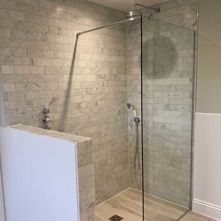 Carrara marble metro tiles Natural Stone Consulting