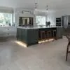 Tumbled limestone kitchen floor - Bampton flagstones