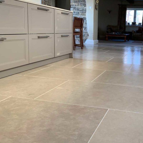 langford limestone kitchen floor
