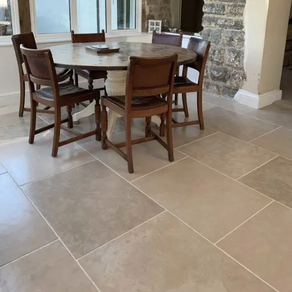 langford limestone kitchen floor