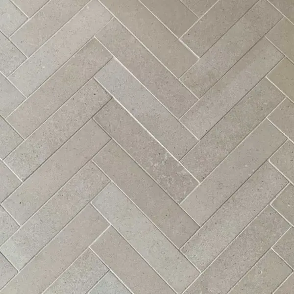 portland stone herringbone tiles