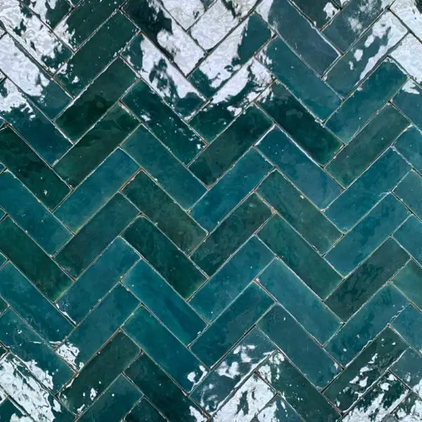 Emerald green Bejmat tiles