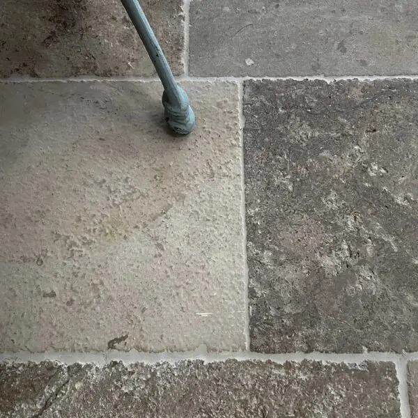 Bourgogne limestone recreating Medieval French stone floors