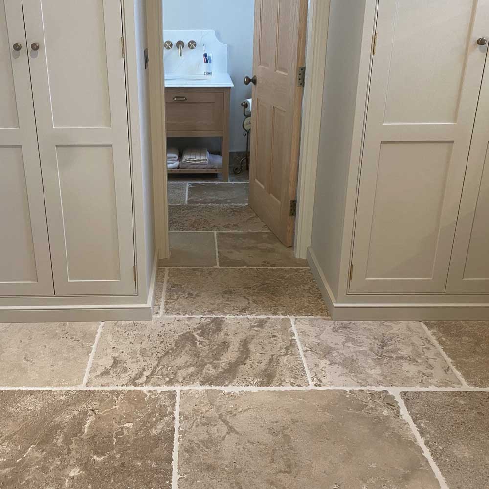 Bourgogne French limestone flooring in UK stock