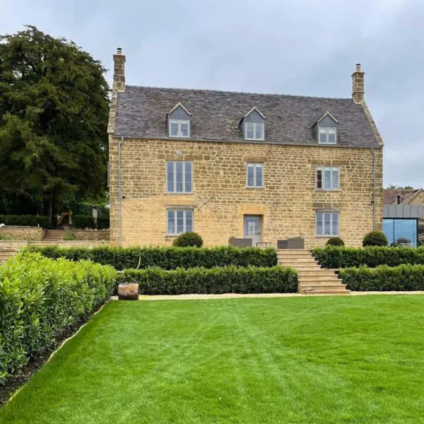 Bourton buff limestone paving