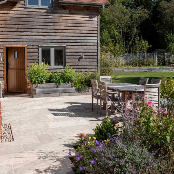 Country garden paving