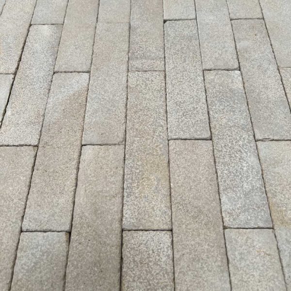 Cotswold limestone brick pavers