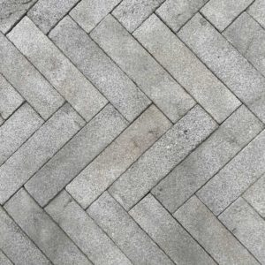 Gris limestone brick pavers