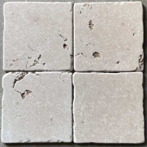 rosa tumbled marble tiles