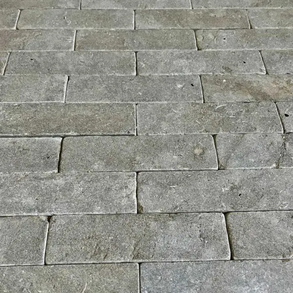 Bastille bleu limestone tumbled brick pavers for landscaping