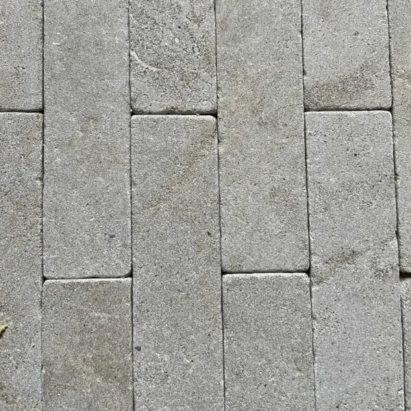 Bourton buff tumbled limestone brick paver