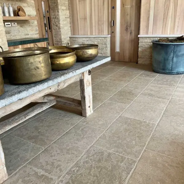 Broughton - Castle flagstones