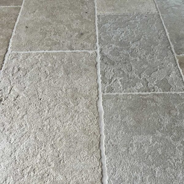 Antique finish stone floors